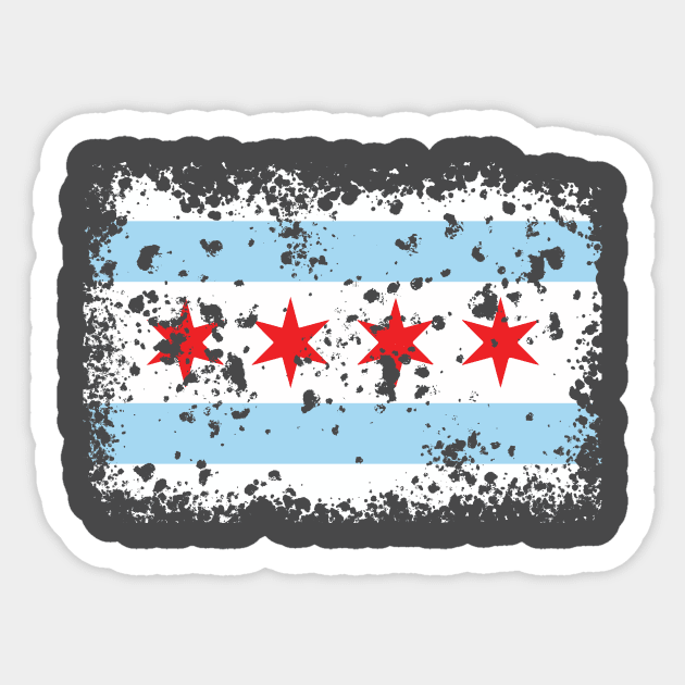 CHICAGO Sticker by carrillo_art_studios